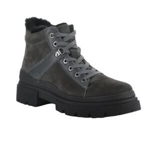 Bos. & Co River Waterproof Platform Ankle Dark Gray Boots - EU40/US9-9.5